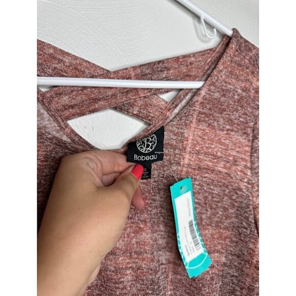 NWT Bobeau for Stitchfix Knit Top Red Small - Picture 2 of 4